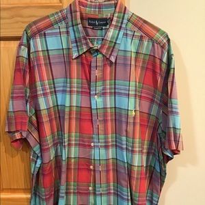 Ralph Lauren button down collar, cotton shirt